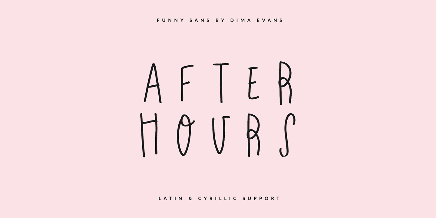 Font After Hours